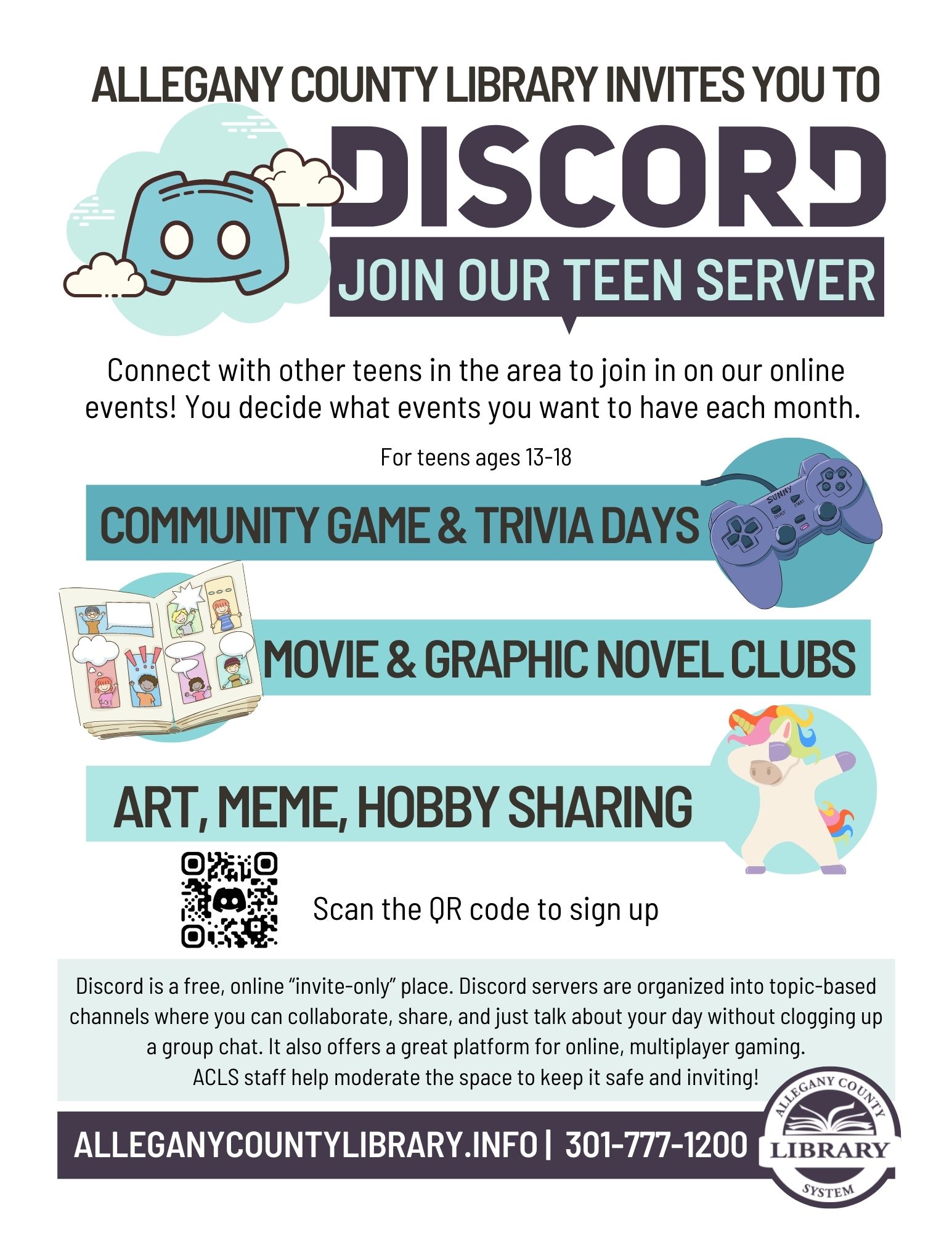 Teen Discord | Allegany County Library System